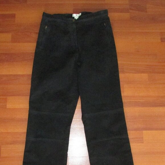 AMERIQUE du NORD Vintage Leather Suede Pants - Sz 10 - Picture 11 of 11